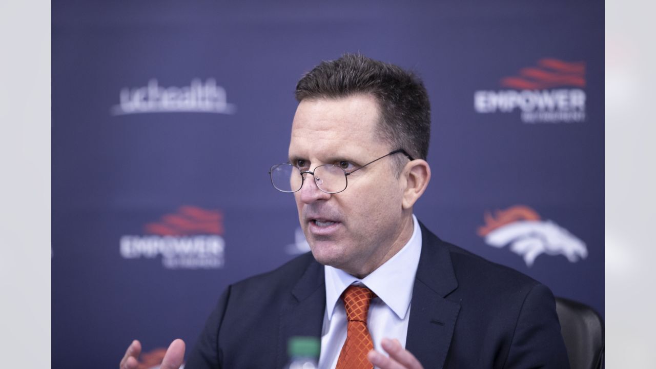Draft and develop: George Paton explains vision as Denver Broncos’ GM, stating he’d ‘like to win a Super Bowl here’