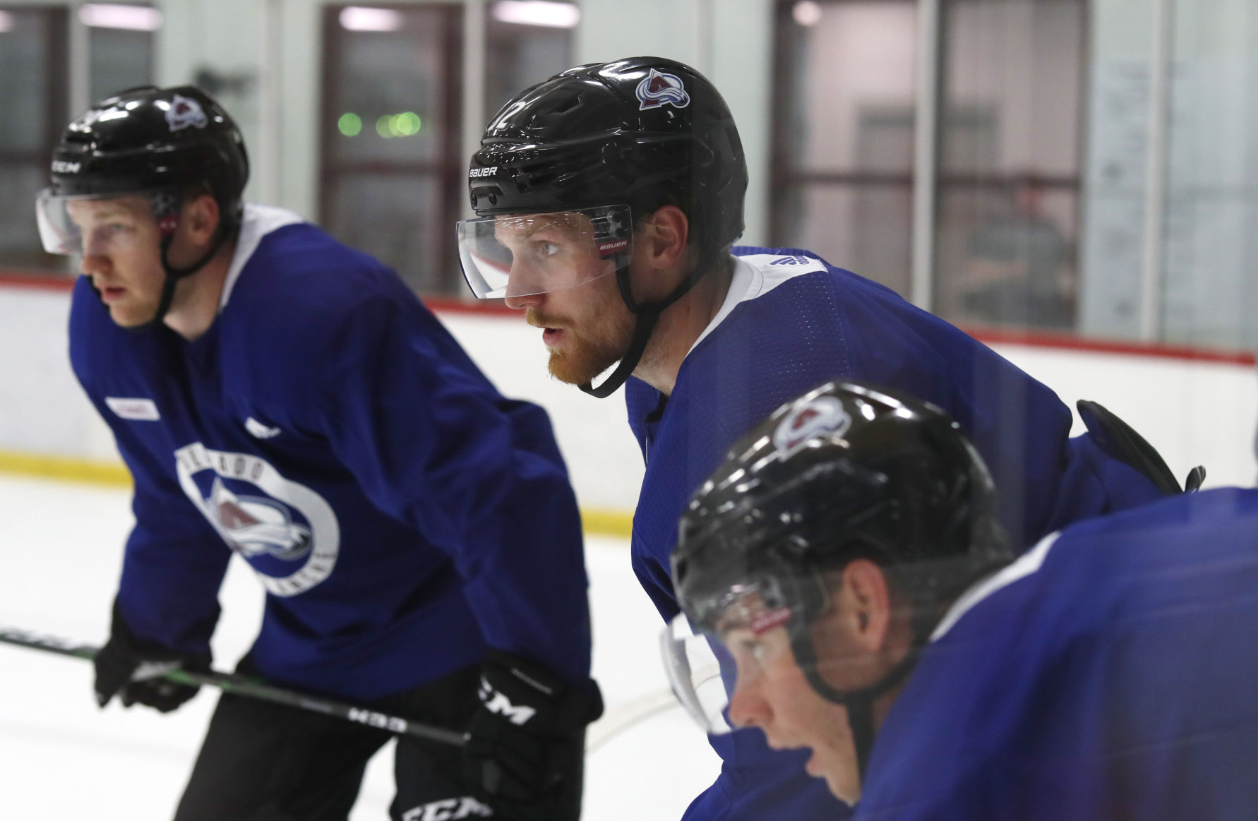 Three missing Colorado Avalanche players join practice Friday