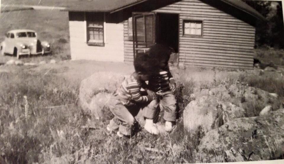 Gary and Larry at cabin.jpg