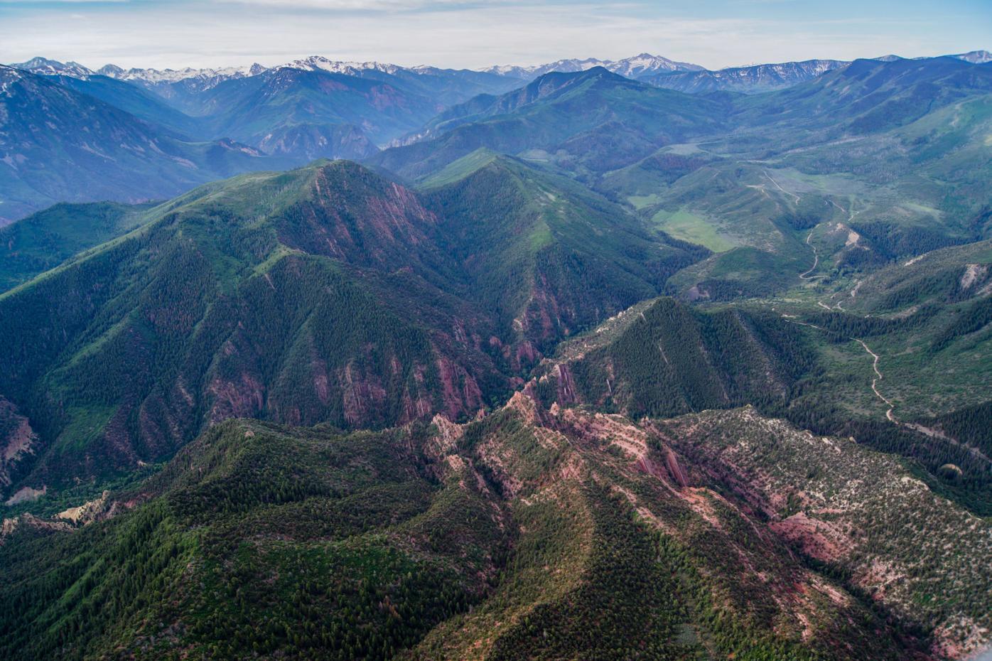 Thompson Divide aerial