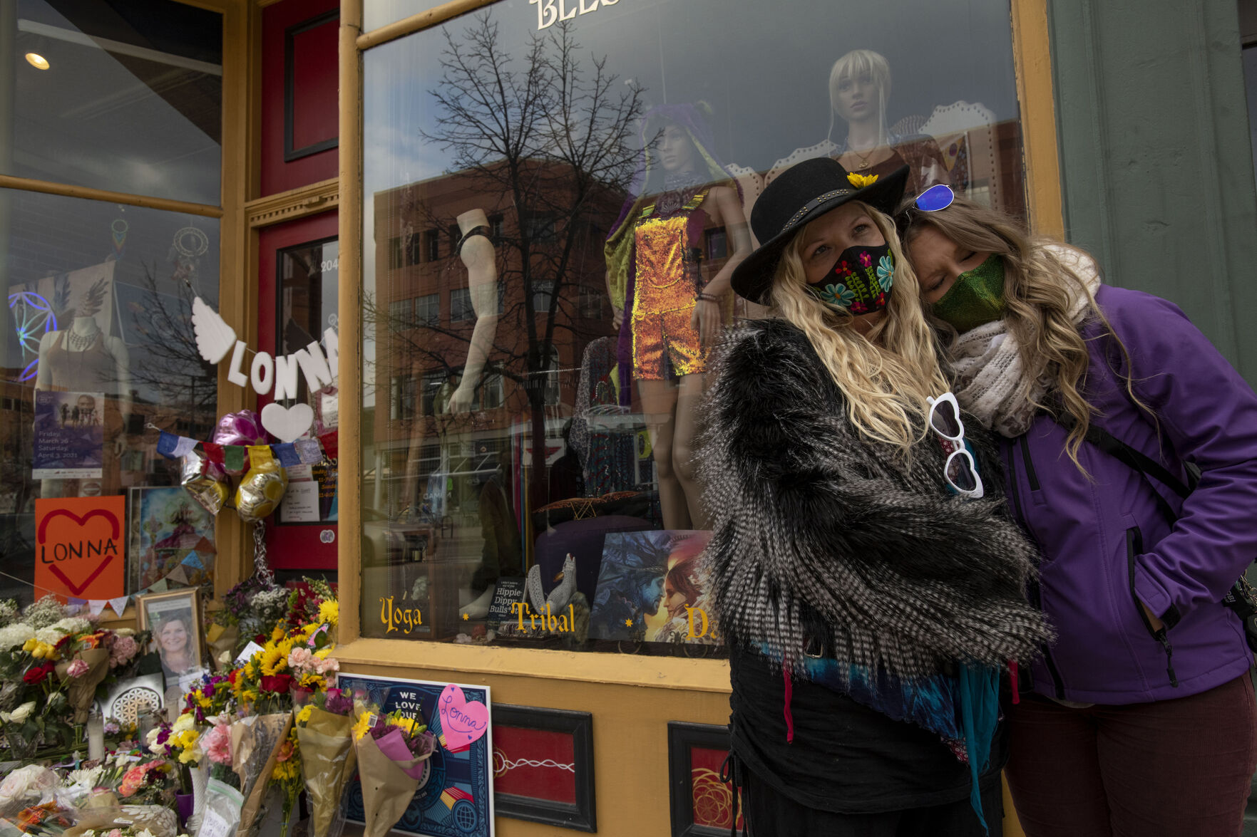 Scenes from Boulder on Wednesday, after 10 people were killed in a shooting Monday including a police officer at King Soopers.(Chancey Bush/ The Gazette) (Chancey Bush)