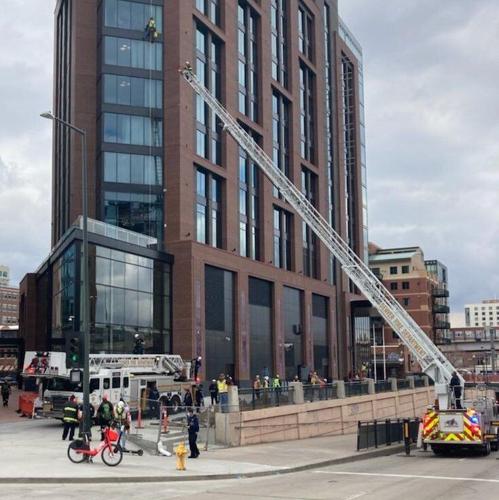 Window washer rescue 3-12-2021