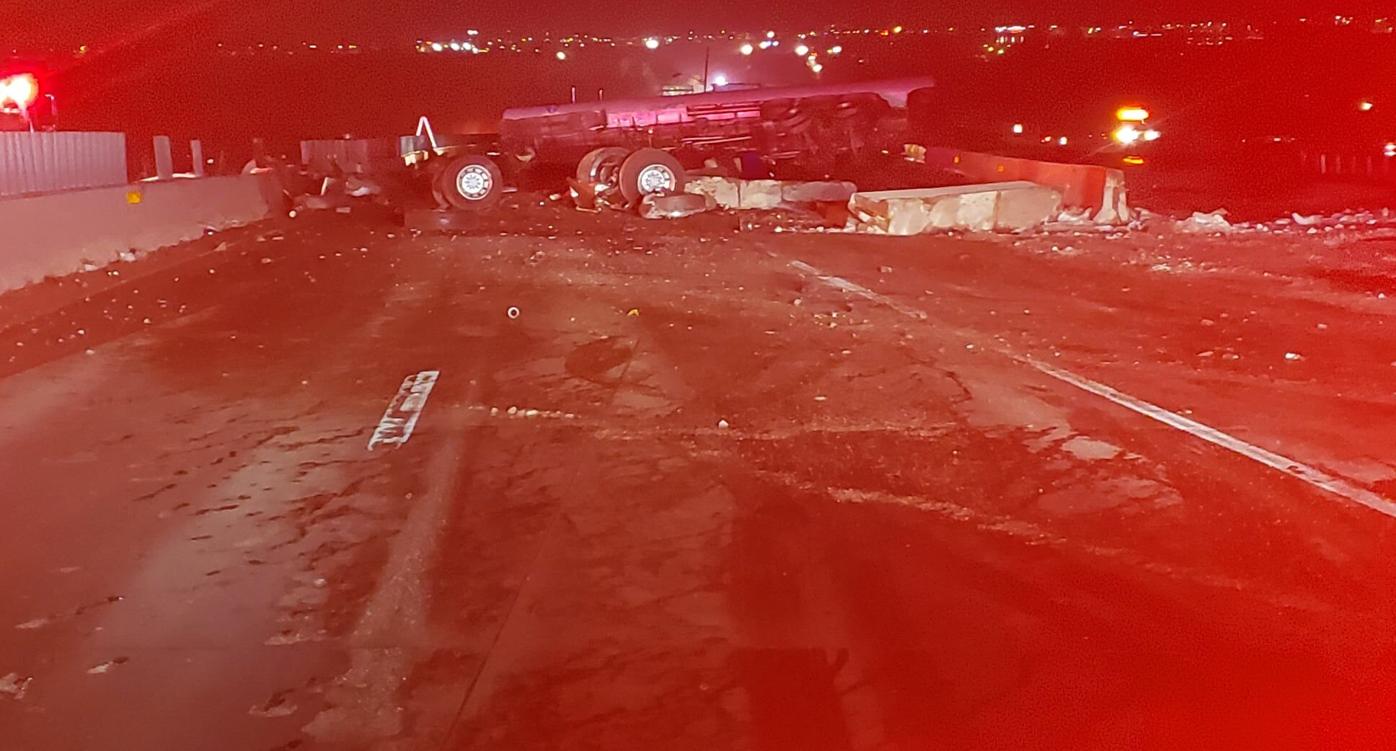 I-25 closed in northern Colorado Saturday after large fuel spill