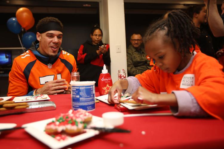Denver Broncos and Denver Rescue Mission host Denver Rescue Mission's 20th annual holiday party