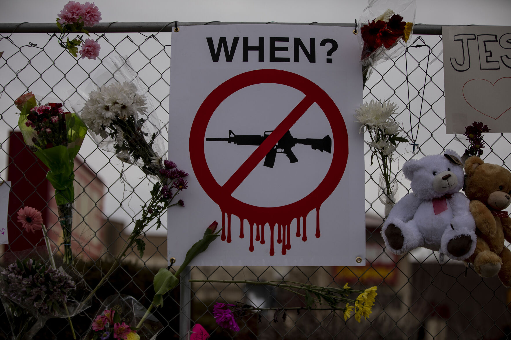 Scenes from Boulder on Wednesday, after 10 people were killed in a shooting Monday including a police officer at King Soopers.(Chancey Bush/ The Gazette) (Chancey Bush)