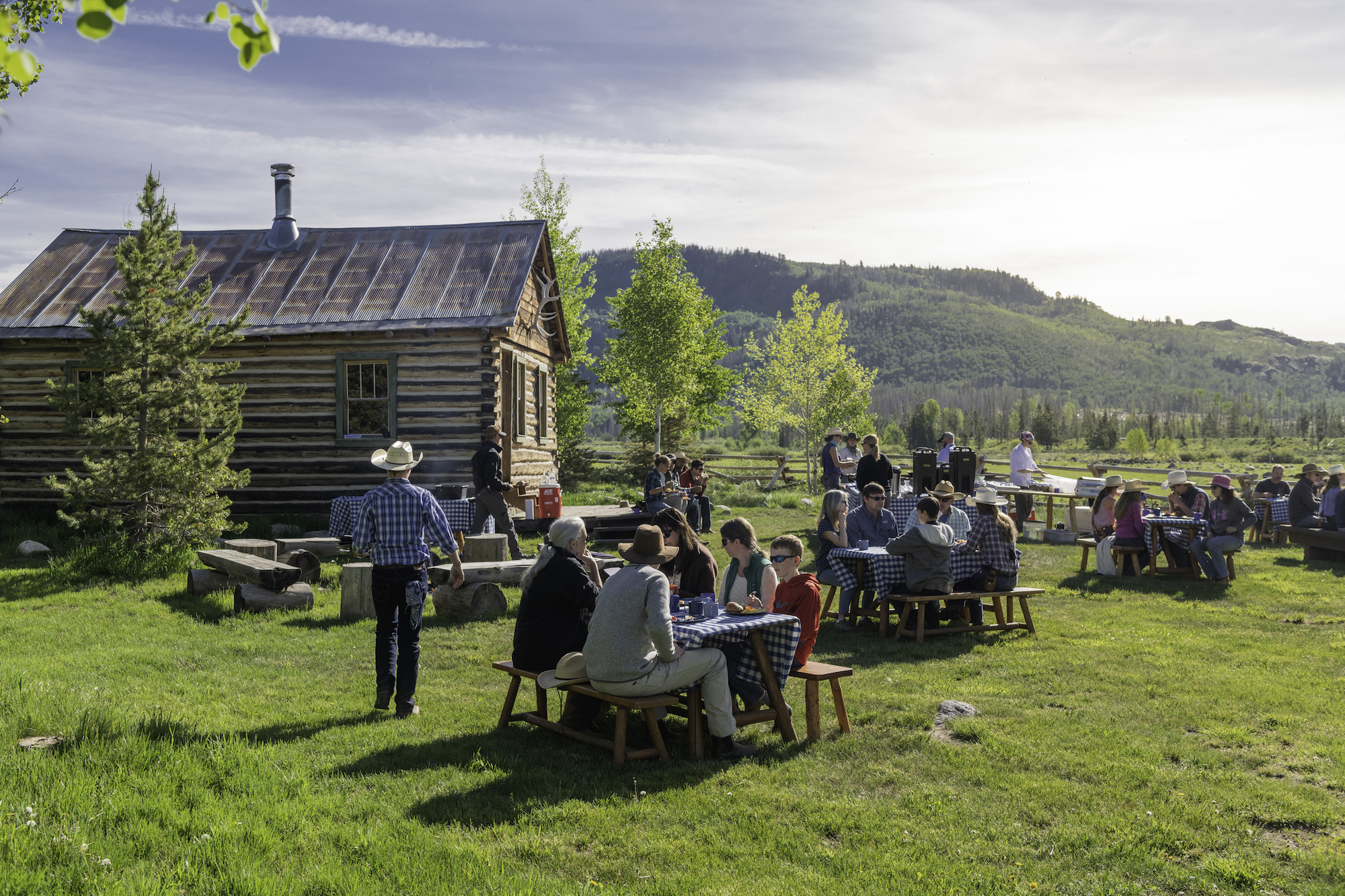 3. Vista Verde Guest Ranch - Steamboat SpringsThis luxury guest ranch resort in Steamboat Springs reflects everything about the Wild West. Cozy up next to a wood burning stove or outside in the hot tub at any of the 12 private cabins at Vista Verde Guest Ranch. Summer activities on the ranch include horseback riding and barn dances for the whole family or visit during winter for sledding, sleigh rides, hot chocolate, and more snowy fun.Photo Credit: Vista Verde Guest Ranch.