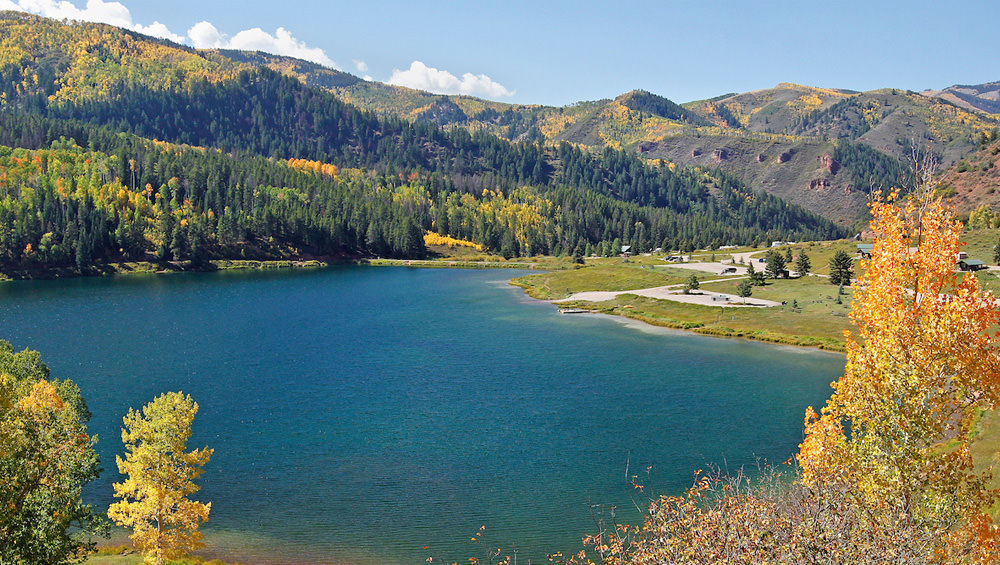 8. Sylvan Lake State Park - EagleThe cabins at Sylvan Lake State Park offer a minimalist stay. With some solar-powered lighting and scarce cell phone service, this location is perfect for an outdoor getaway in Eagle, Colorado.Photo Credit: Colorado Parks and Wildlife.