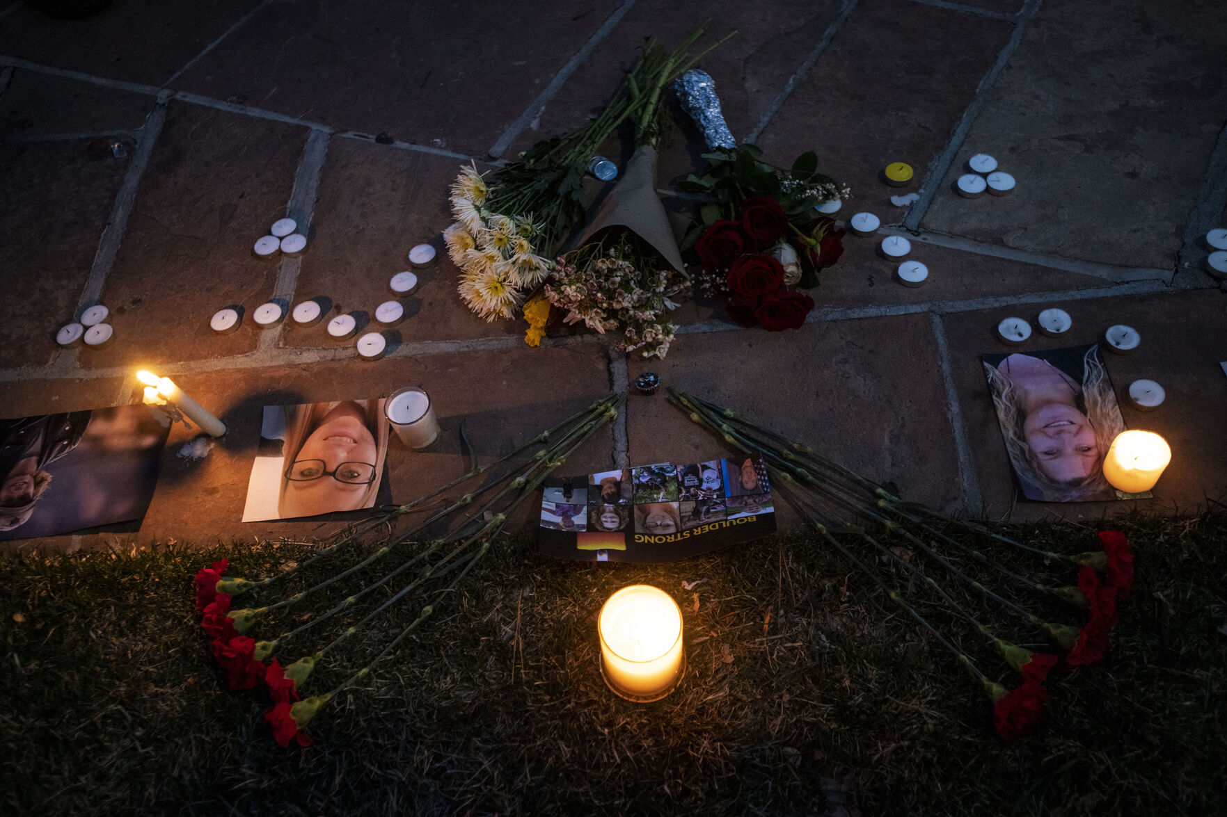 Scenes from Boulder on Wednesday, after 10 people were killed in a shooting Monday including a police officer at King Soopers.(Chancey Bush/ The Gazette) (Chancey Bush)