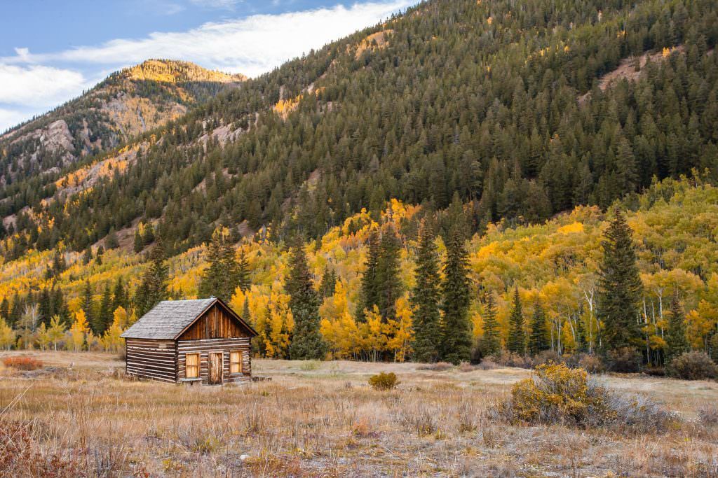 5. AspenAspen is in the middle of two ghost towns, Ashcroft and Independence. The abandoned mining town of Ashcroft (pictured) is 11 miles up Castle Creek Road, featuring restored remains of historic buildings including a saloon, a post office, and the Bird House Hotel. Independence Ghost Town is 16 miles east of Aspen on Colorado Highway 82, also known as Independence Pass. The remaining structures are preserved while other original buildings were dismantled by miners who made skis with the wood during the worst snow storm in Colorado history in 1899.Author’s Note: Visitors to Ashcroft must pay an admission, and dogs are not allowed. Learn more here. Independence Pass, to reach the other ghost town east of Aspen, is open typically June through October.Photo Credit: OutThere Colorado file photo.