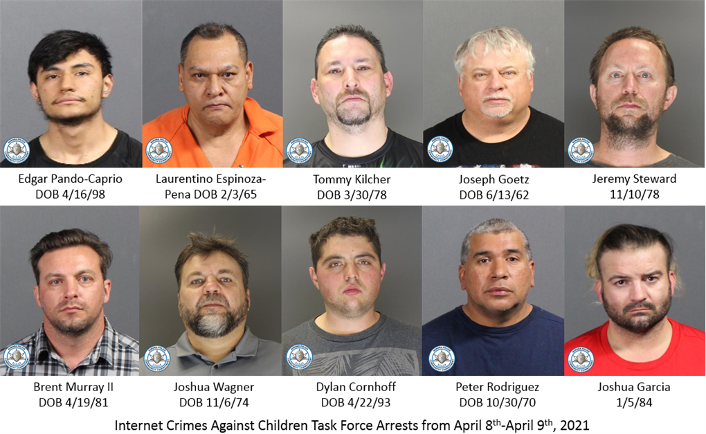 10 Denver metro-area men arrested for online child enticement in 2-day operation