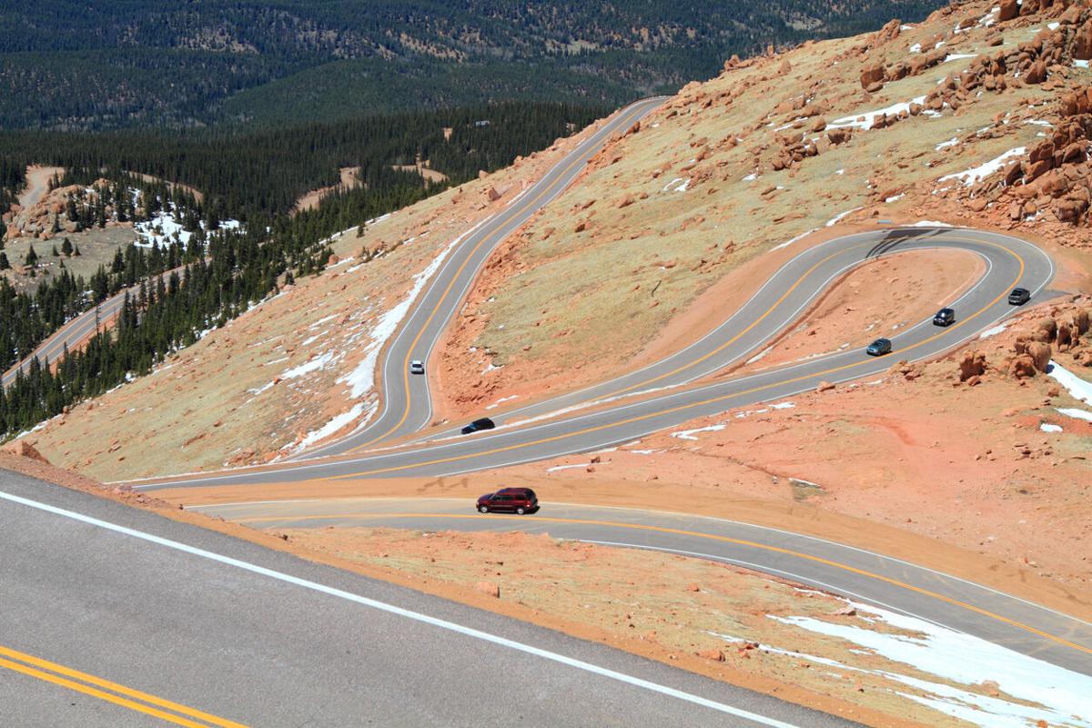 Man drove vehicle off Pikes Peak Highway, according to police