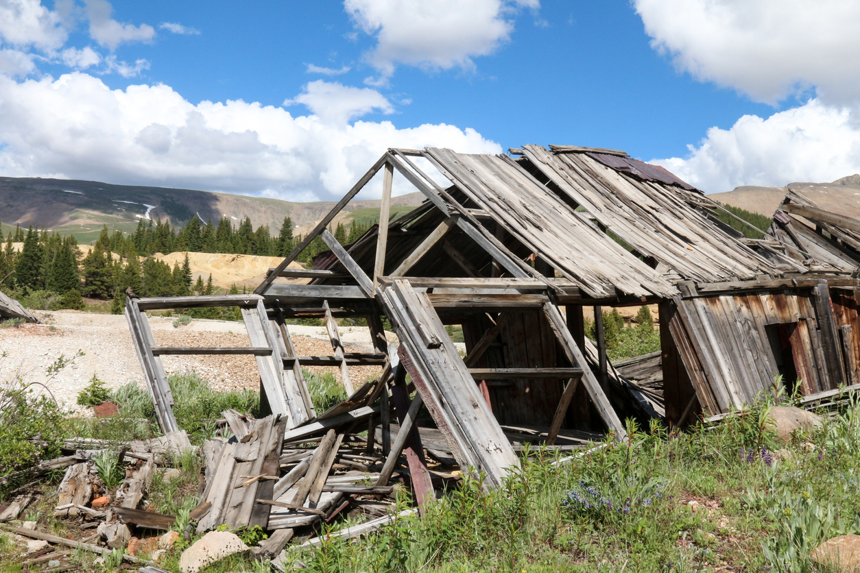 2. GraniteBetween Buena Vista and Leadville is the tiny community of Granite. Along County Road 390, just south of Granite, four abandoned towns remain. The first town reached along this road is Beaver City, which was established about 1880 as the first mining camp in Clear Creek Canyon. The second ghost town is Vicksburg, which features a museum open on weekends during the summer and a recording that plays outside, talking about the local history.Photo Credit KaraGrubis (iStock)