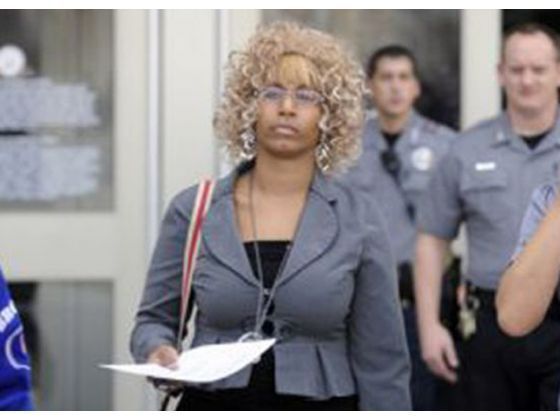 Detra Farries at an earlier court appearance. Photo by The Gazette file