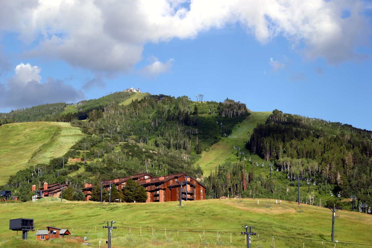 9. Thunderhead Disc Golf – Steamboat SpringsThis mountain disc golf course is found between two chair lifts at Steamboat Ski Resort, featuring short technical shots through forested, hilly terrain. Chairlifts may present obstacles.Photo Credit: kmaassrockv (iStock).