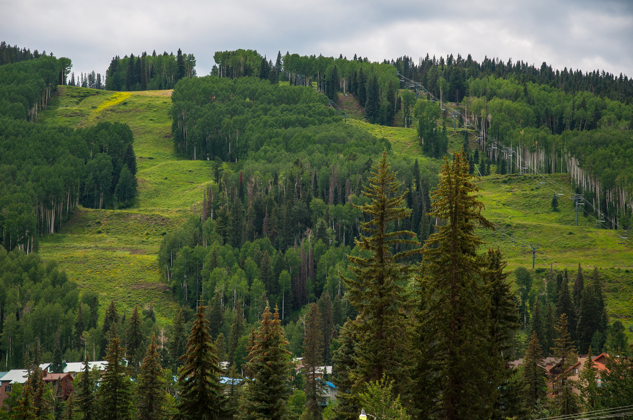 6. Purgatory Resort – DurangoSituated along the San Juan Scenic Byway, the disc golf course at Purgatory Resort near Durango is set up during the summer months on the ski slopes.Photo Credit: RoschetzkyIstockPhoto (iStock).