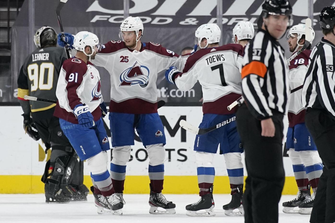 Strong night from Andre Burakovsky helped keep Colorado Avalanche in hunt for first