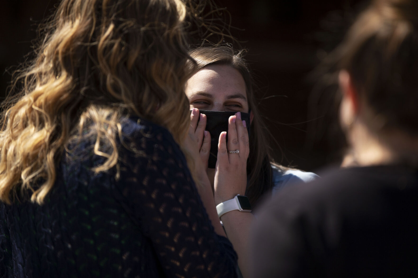 First lady Jill Biden visits with military spouses during the USO Military Spouse Connection event at Fort Carson military base south of Colorado Springs, Colo., on Thursday, May 6, 2021, to celebrate military spouses ahead of Military Spouse Appreciation Day this Friday. (Chancey Bush/ The Gazette) (Chancey Bush/ The Gazette)