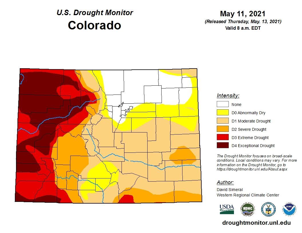 Southern, western Colorado still dry; Denver, northern Colorado get drought relief