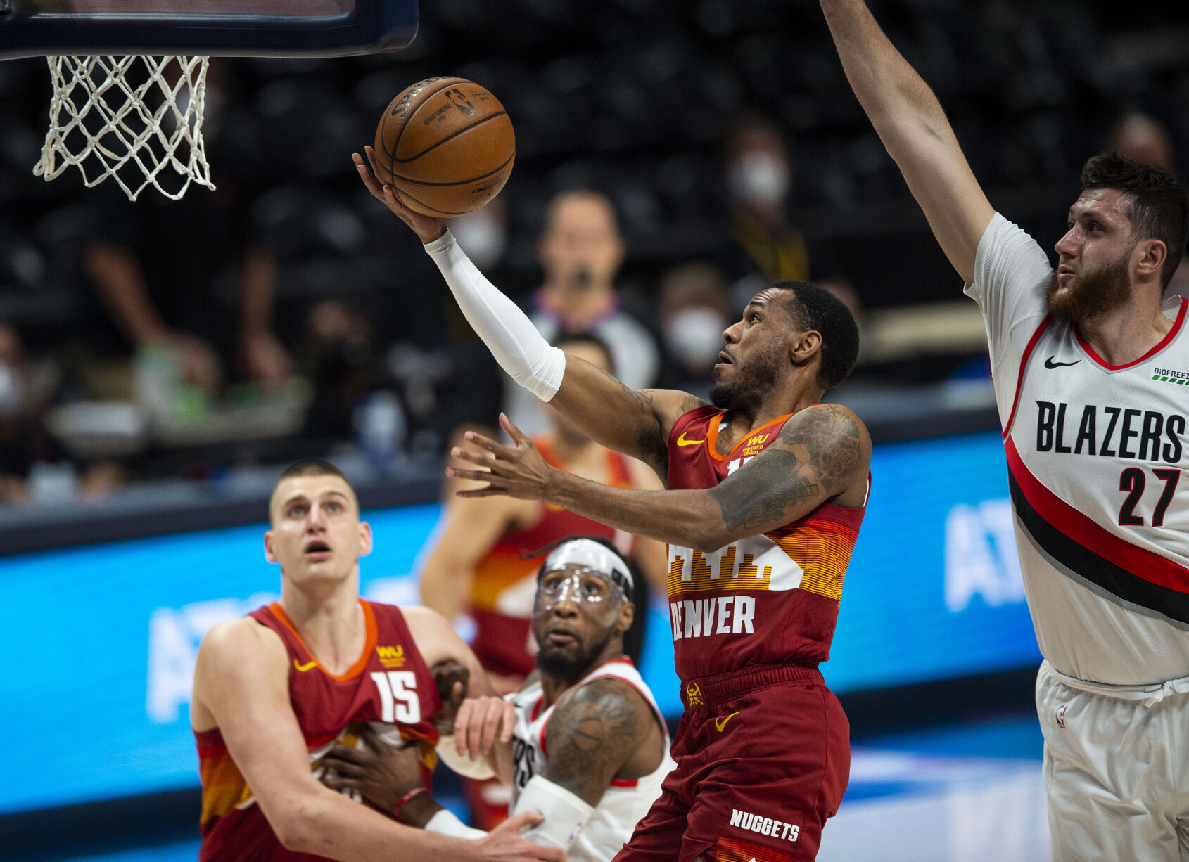 Nikola Jokic’s supporting cast, Nuggets’ bench will be key as Denver heads to Portland for Games 3 and 4