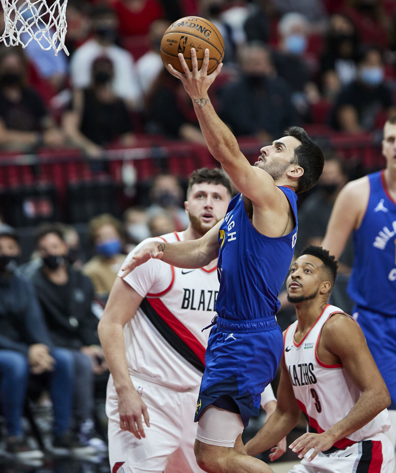 Facundo Campazzo’s fierce brand of basketball benefiting Denver Nuggets during playoff series vs. Portland