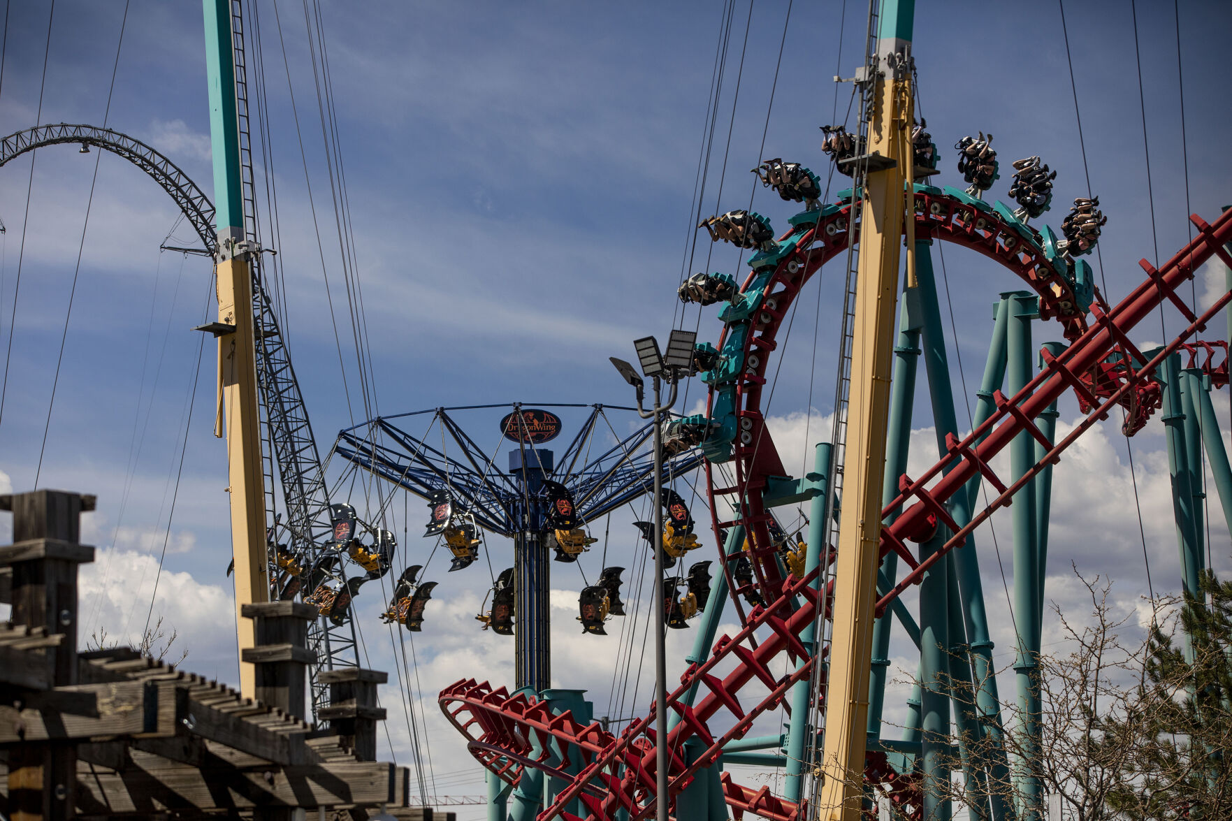 Opening day at Elitch Gardens in Denver, Colo., on Saturday, May 1, 2021. The amusement park opened for the first time since Nov. 3, 2019, at 43% of their normal capacity without the water park. (Chancey Bush/ The Gazette) (Chancey Bush/ The Gazette)