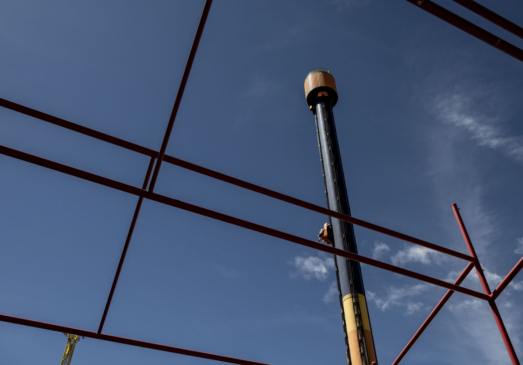 Opening day at Elitch Gardens in Denver, Colo., on Saturday, May 1, 2021. The amusement park opened for the first time since Nov. 3, 2019, at 43% of their normal capacity without the water park. (Chancey Bush/ The Gazette) (Chancey Bush/ The Gazette)