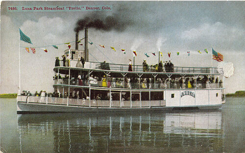 The steamboat Frolic entertained Denver visitors. (courtesy of Phil Goldstein)