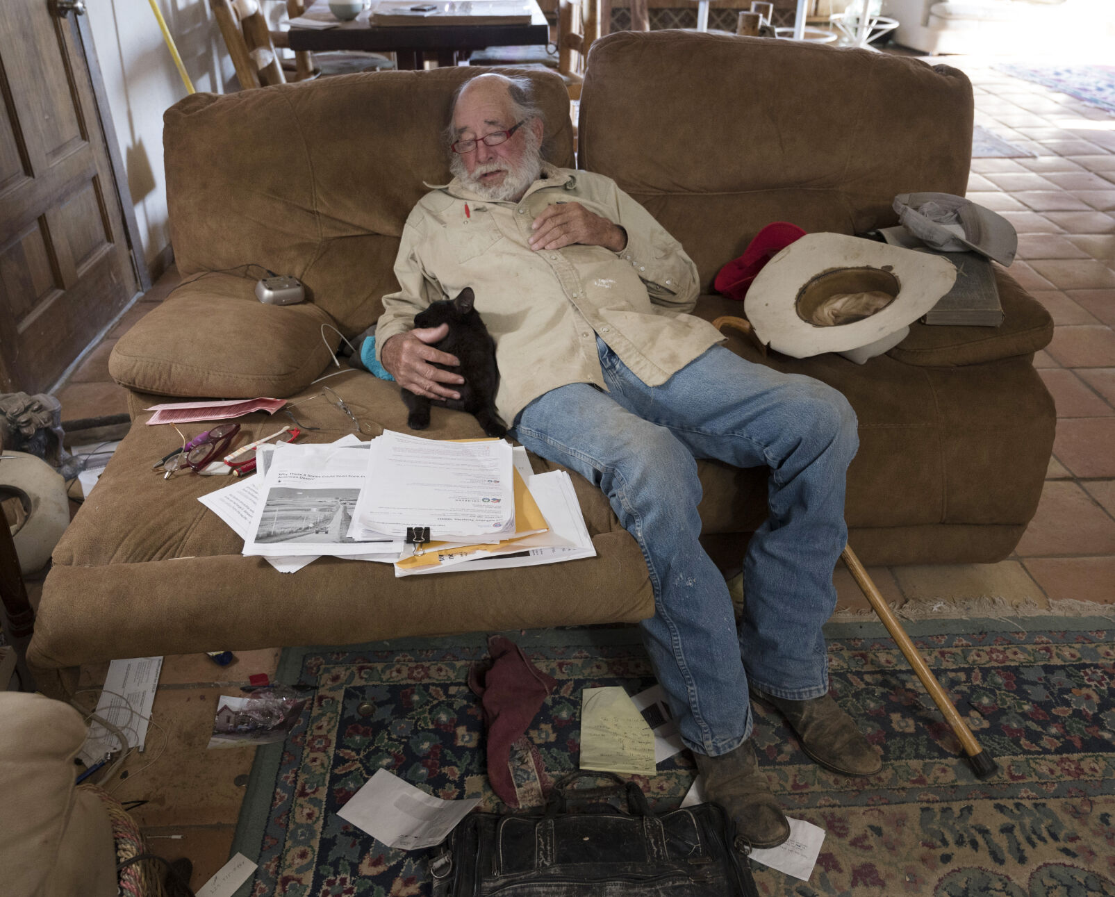 Wes McKinley has objected to over 50 wells but he has barred from submitting more objections. Now some 20 other people are trying to submit objections. Most of the wells are being built by a company called LGS Holdings..(Photo by Jerilee Bennett, The Gazette) (JERILEE BENNETT THE GAZETTE)