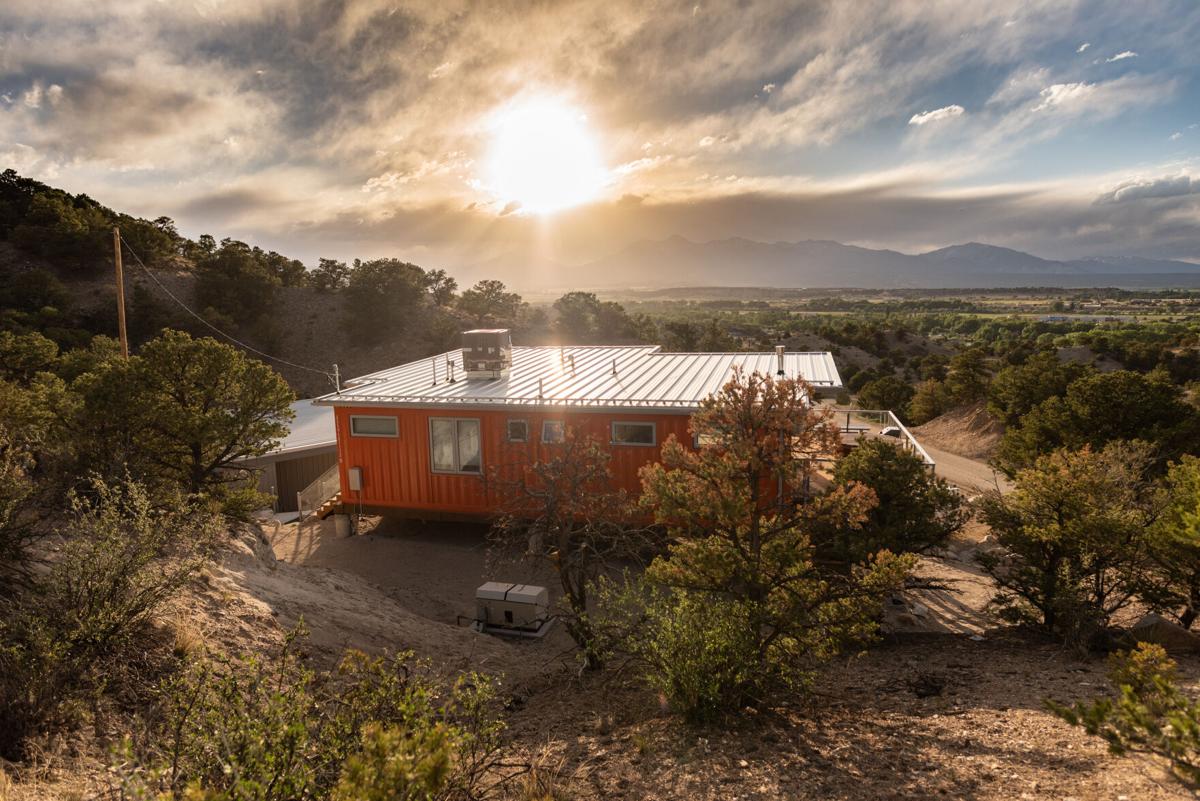 1. Stay in this shipping container overlooking the mountainsSpend the night in this quirky orange shipping container, found tucked away in the mountains of Colorado. “Northbound Train” can sleep up to six guests. The Airbnb rental, nicknamed the “Northbound Train”, is located just two miles from downtown Salida. It’s the perfect getaway for your next adventure, sleeping up to six guests. It’s bookable for around $300 per night. Get all the details here. Photo Courtesy of Tommy Lorden.