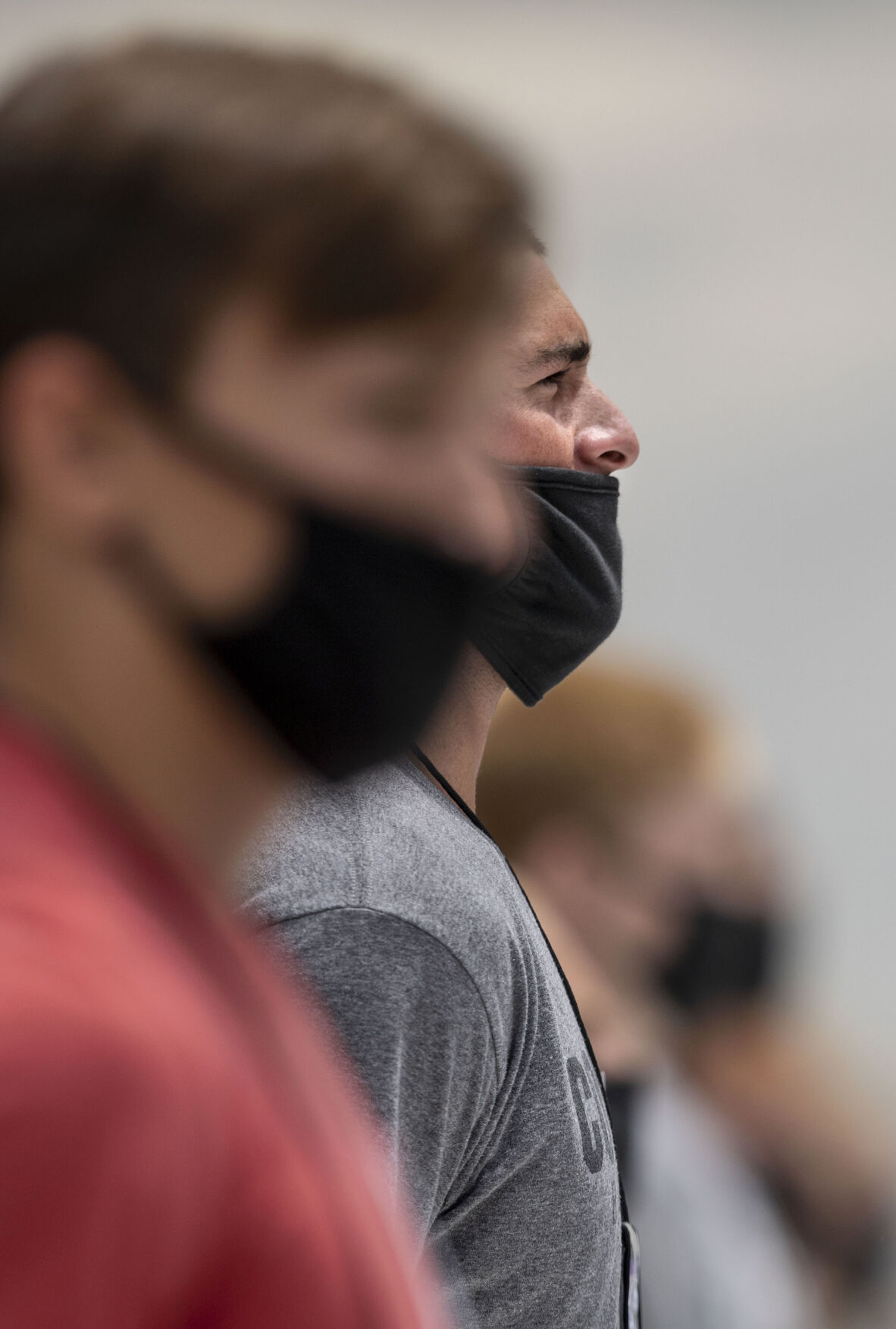 In-Processing Day at the United States Air Force Academy in Colorado Springs, Colo., on Thursday, June 24, 2021. Over 1,100 incoming freshman will endure six weeks of basic training before officially becoming cadets.(Chancey Bush/ The Gazette) (Chancey Bush/ The Gazette)