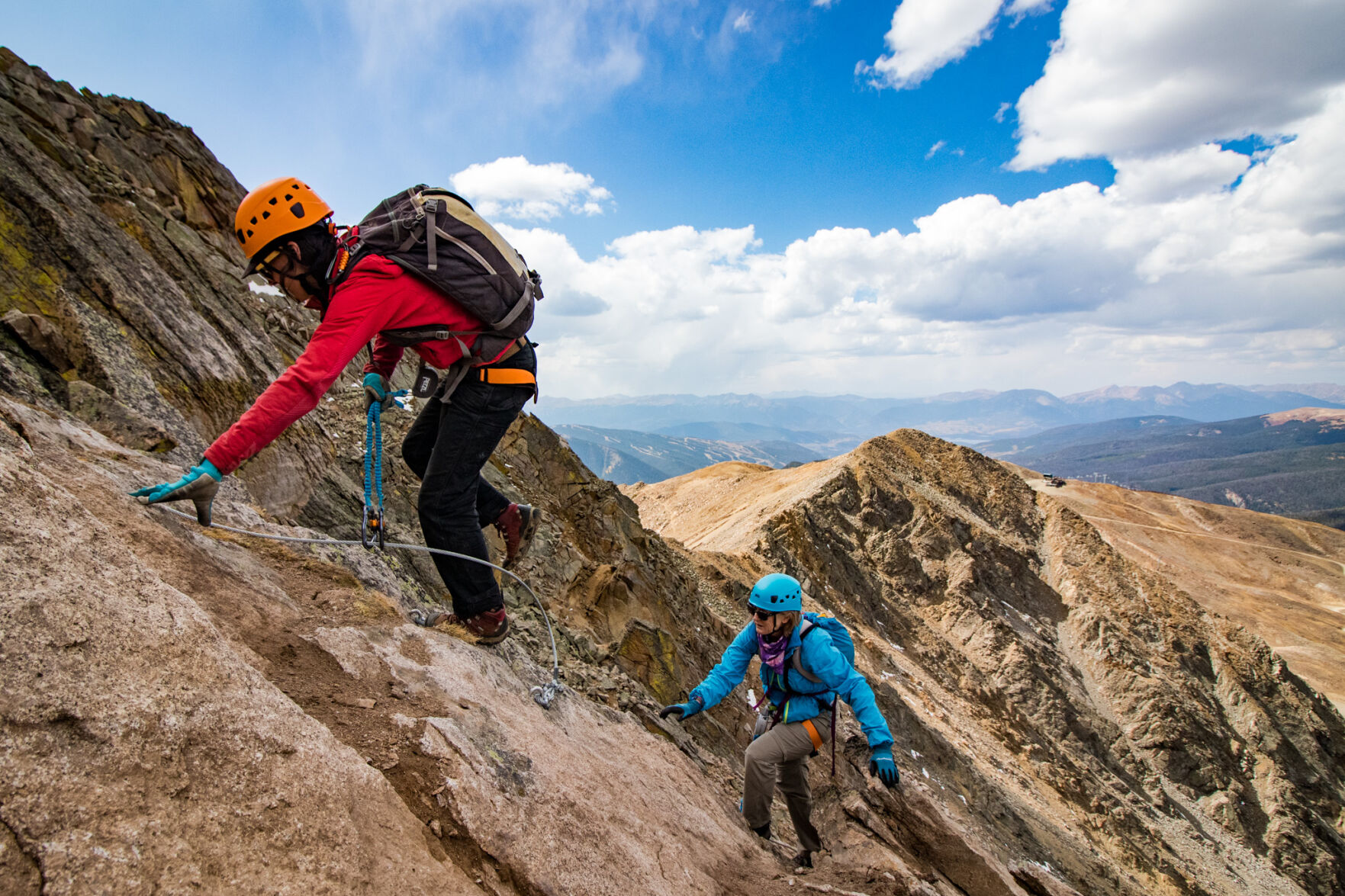 Arapahoe Basin Ski Area's new via ferrata is set to open later this month. (Photo credit Ian Zinner, Arapahoe Basin)