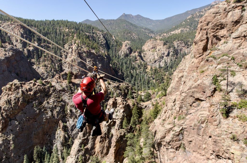 South Cheyenne Cañon at The Broadmoor’s Soaring Adventures. (Outthere colorado)