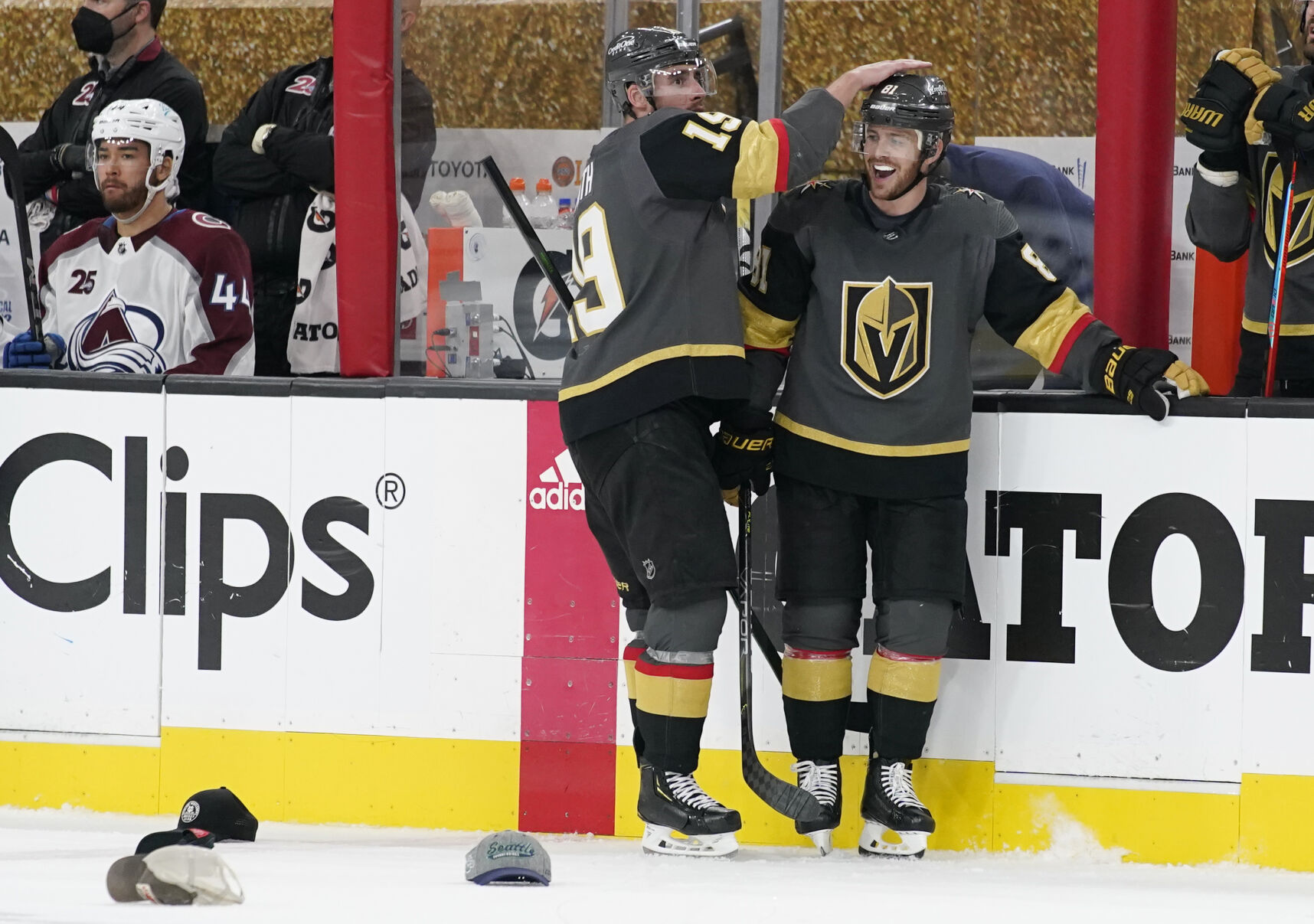 Vegas Golden Knights send series against Colorado Avalanche back to Denver tied