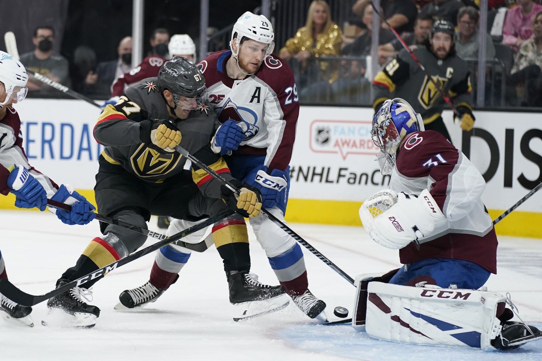 Colorado Avalanche seek to regroup as Vegas Golden Knights regain momentum in Round 2
