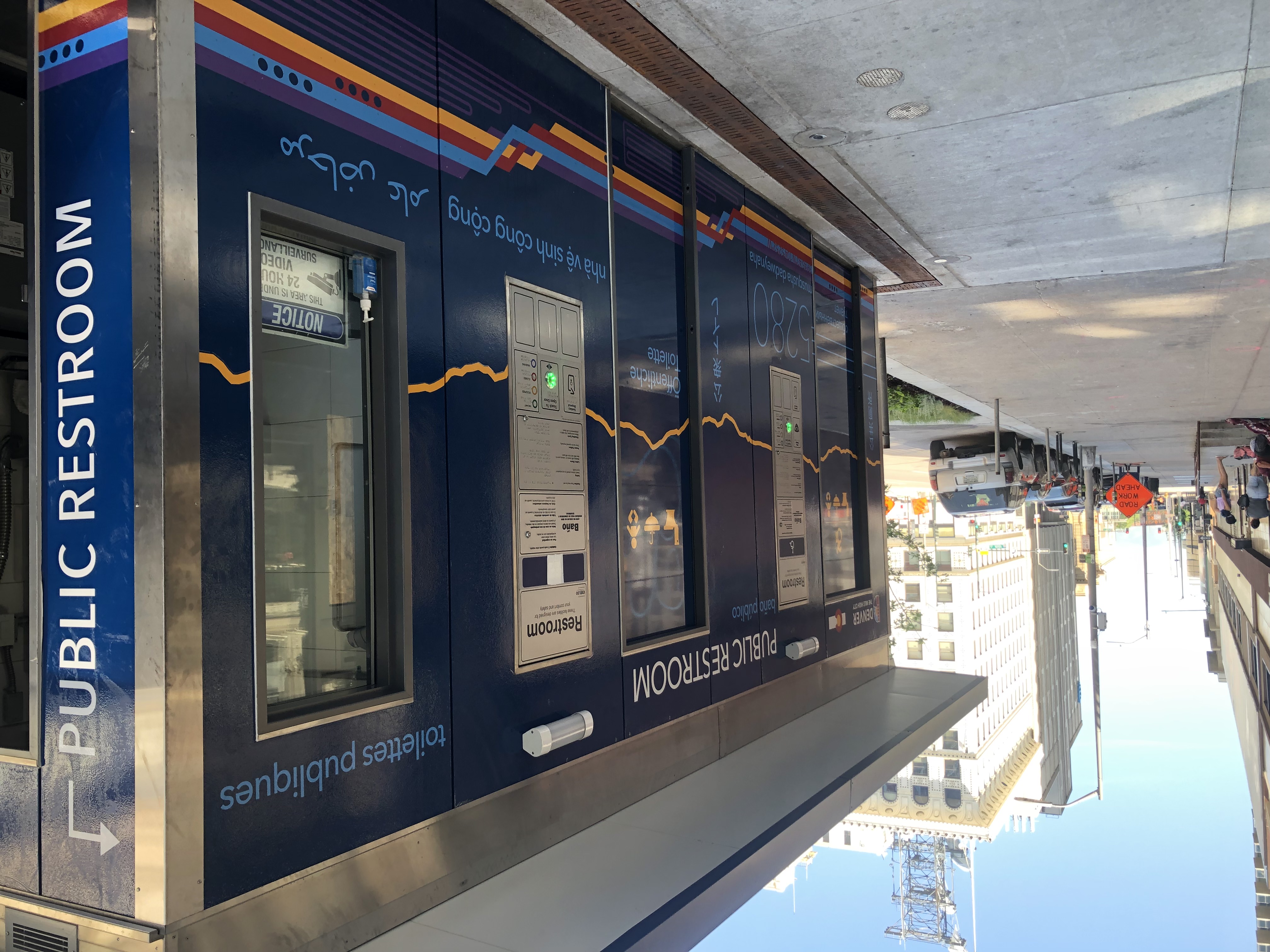 Downtown Denver’s first fixed public restroom opens near 16th Street Mall