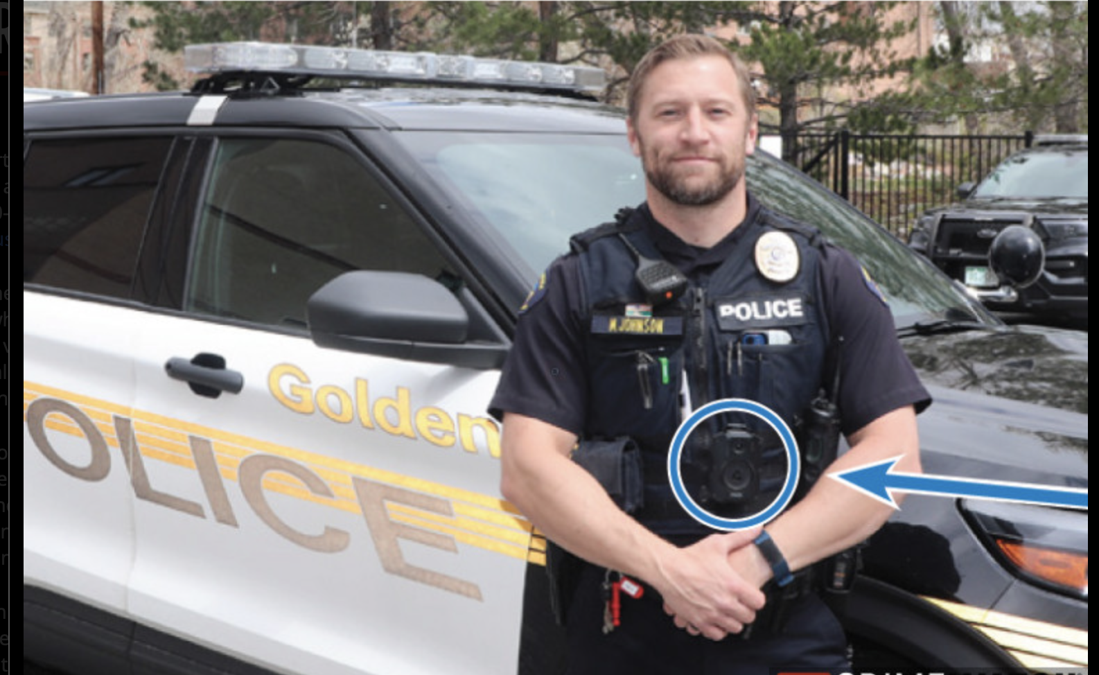 Golden PD announced all officers now wear body cameras