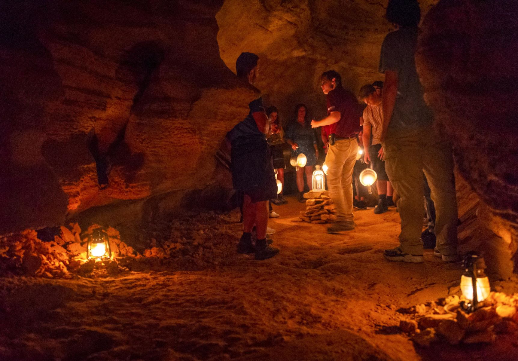 The lantern tour at Cave of the Winds. (the gazette file)