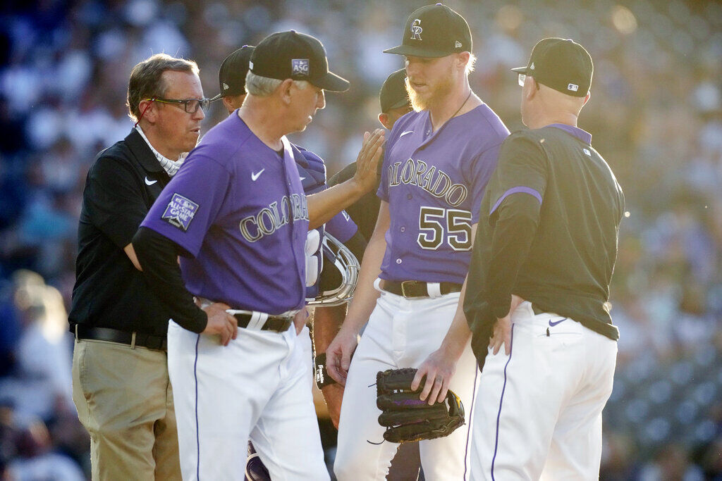 Jon Gray exits early as the Athletics end the Rockies winning streak