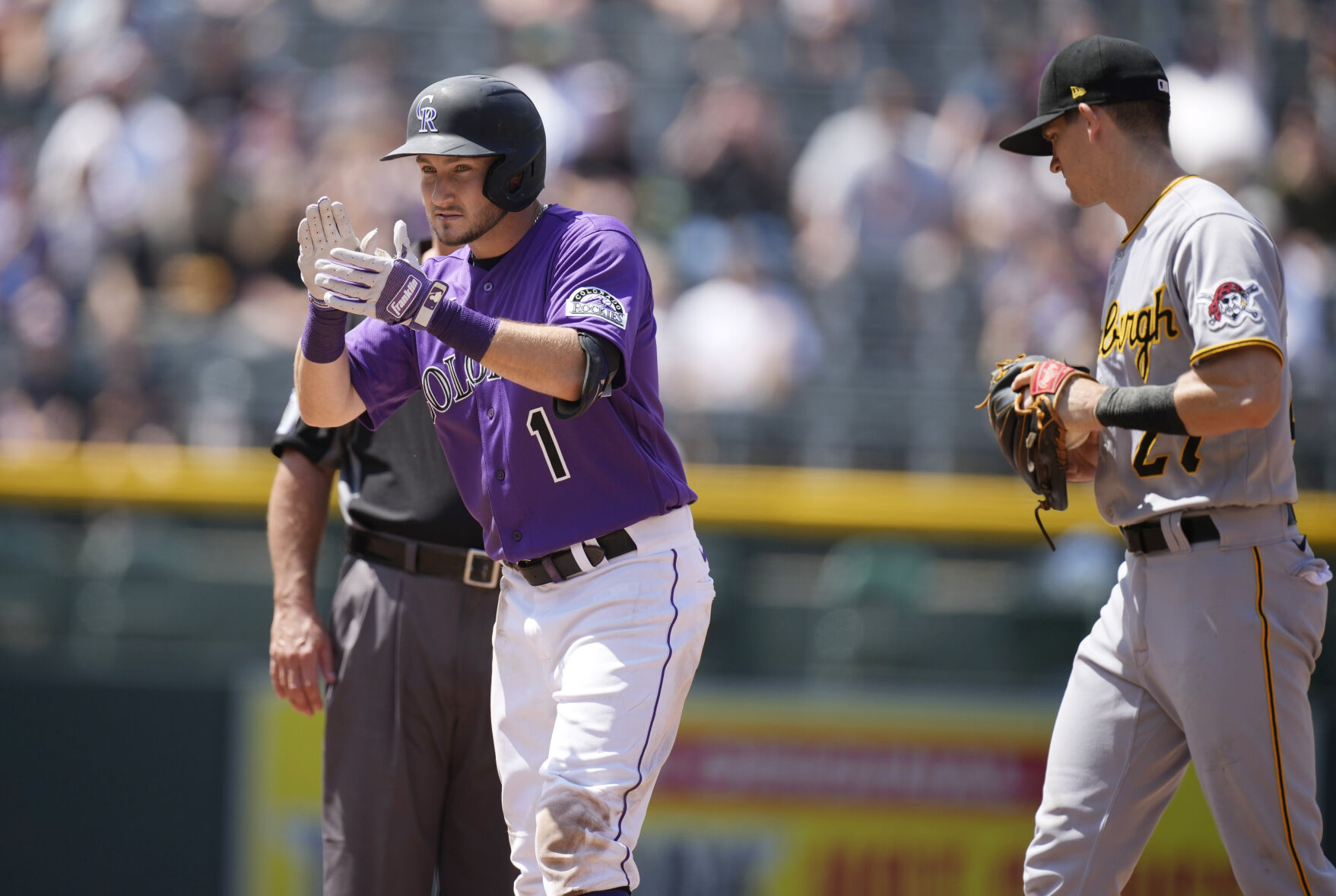 Garrett Hampson has four hits as Colorado Rockies complete sweep of Pirates