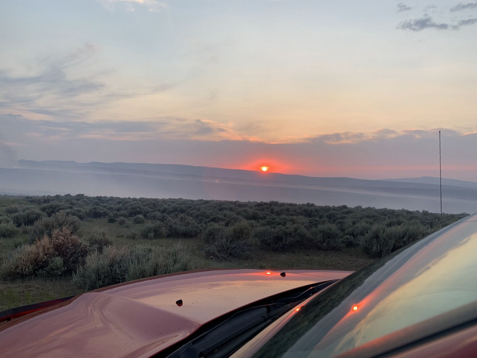 The Collom wildfire burning northwest of Craig in the northwestern part of Colorado consumed nearly 650 acres as of Wednesday morning, June 16, 2021. (Courtesy of the Moffat County Sheriff's Office)