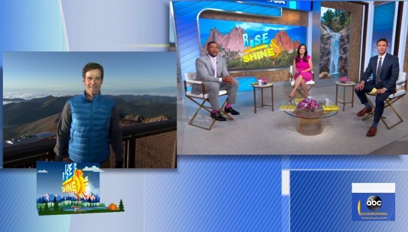Good Morning America visits top of Pikes Peak