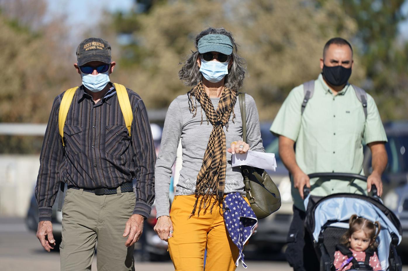Several Denver-area public health agencies recommend wearing masks