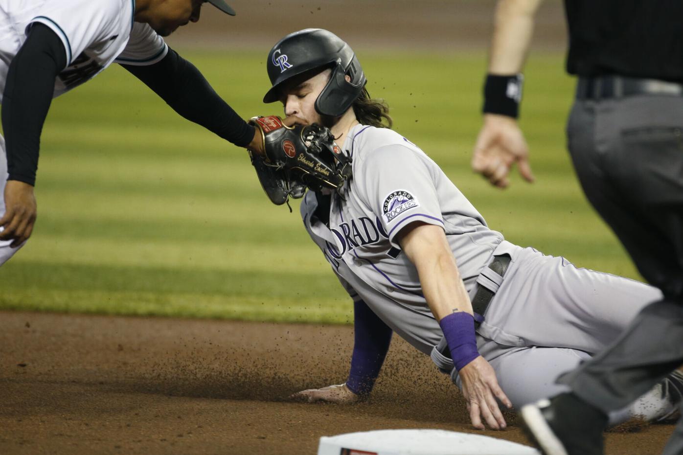 Rockies drop another road game, this time to Diamondbacks on a walk-off hit by pitch