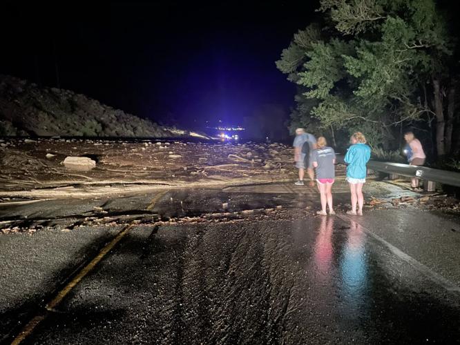 Poncha Pass mudslide