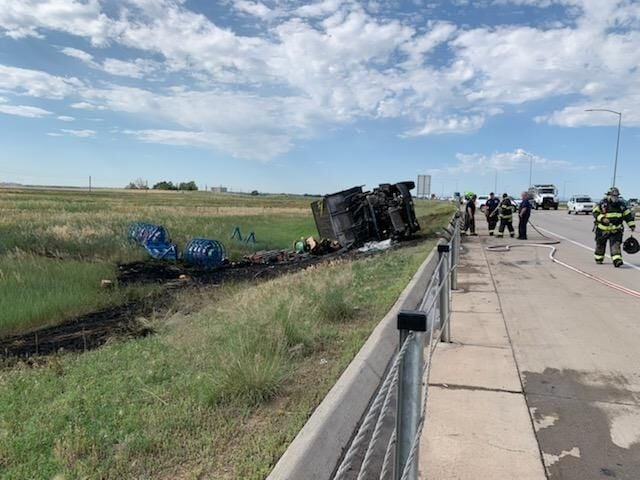 Peña Boulevard reopens after tanker crash closed road