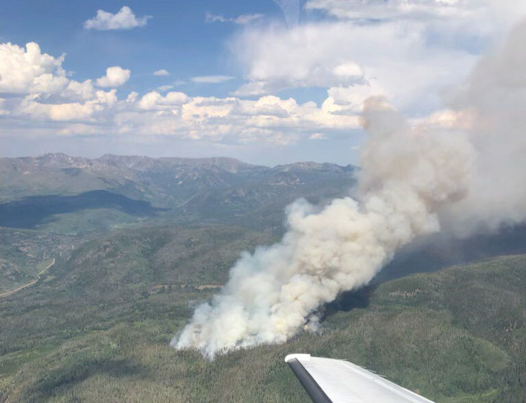 Morgan Creek fire ignites in northwest Colorado