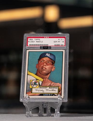 Rookie card close-up