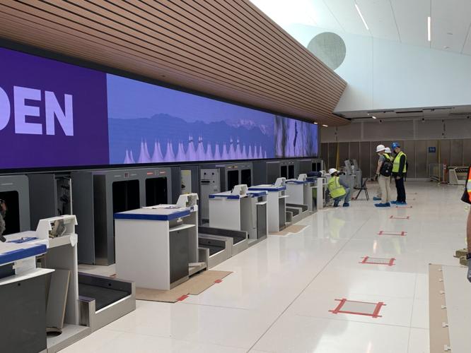 DIA new check in stations