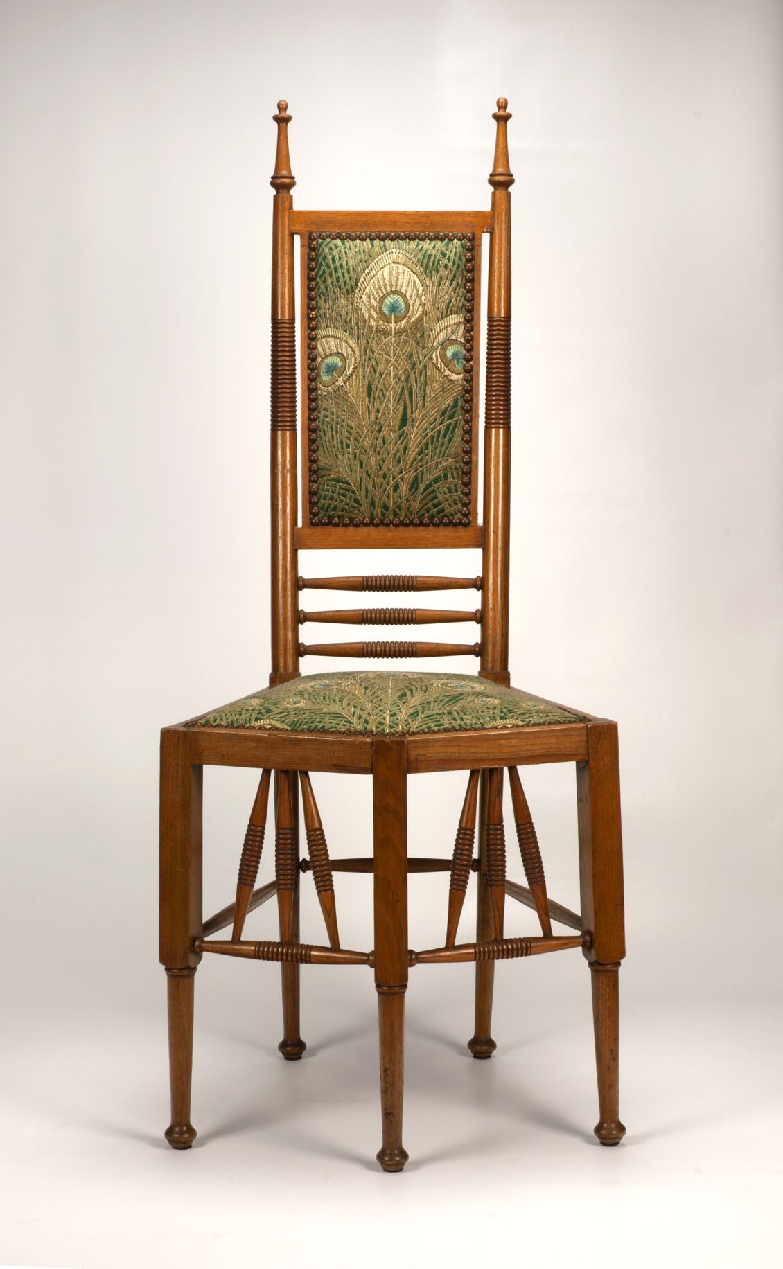 Aesthetic Side Chair, early-mid 1880s, design attributed to Christopher Dresser (1834–1904). Collection Kirkland Museum. (courtesy of Kirkland Museum)