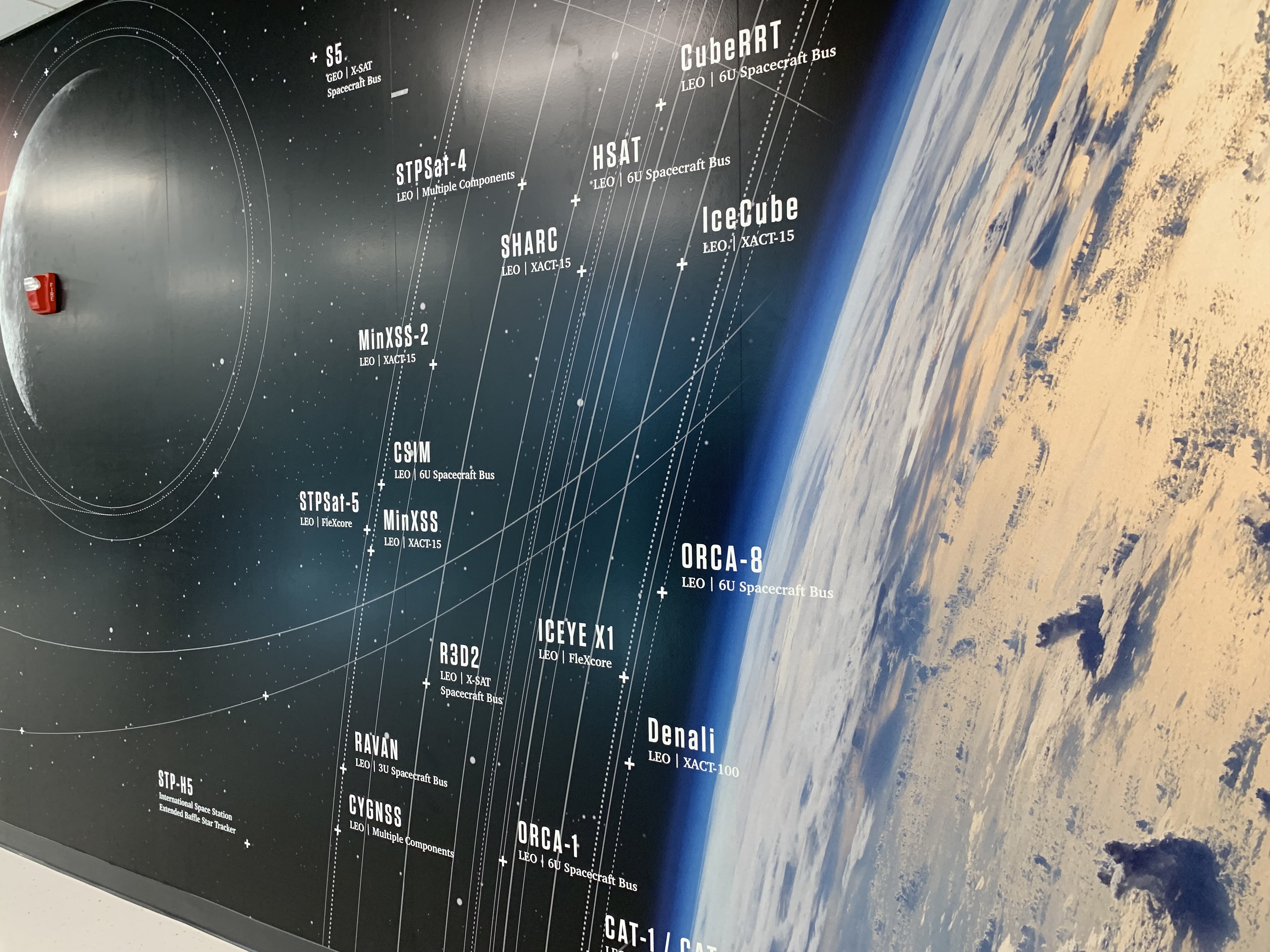 This wall-sized diagram at Blue Canyon Technology shows the company's satellites orbiting Earth. The diagram is a year old, so it's missing 10 satellites launched this year and last. (DennisHuspeniCity Editordennis.huspeni@gazette.comhttps://denvergazette.com/content/tncms/avatars/c/5a/fbd/c5afbd32-5030-11eb-bdef-030d9de52a9e.779683cee495ffe64766291c251a8894.png)